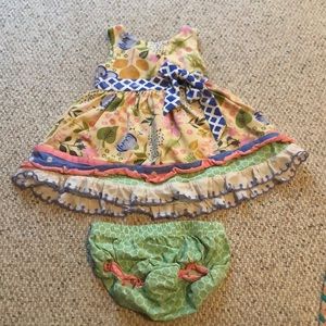 Matilda Jane dress/bloomers